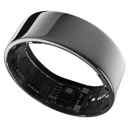 Ultrahuman Ring Air - Smart Ring, Charger, USB Cable / Size-09- Air_Ezüst