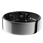 Ultrahuman Ring Air - Smart Ring, Charger, USB Cable / Size-09- Air_Ezüst