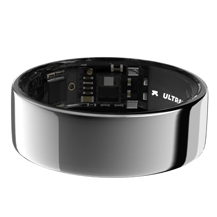 Ultrahuman Ring Air - Smart Ring, Charger, USB Cable / Size-09- Air_Ezüst