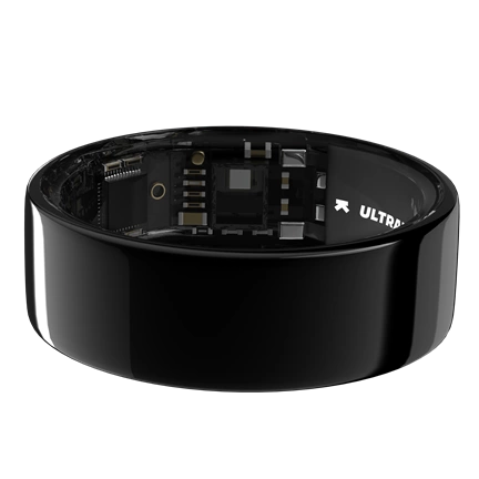 Ultrahuman Ring Air - Smart Ring, Charger, USB Cable / Size-10- Aster_Air_Fekete