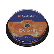 VERBATIM DVD-R 4,7GB 16X CAKE*10  43523