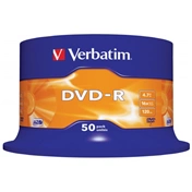 VERBATIM DVD-R 4,7GB 16X CAKE*50  43548