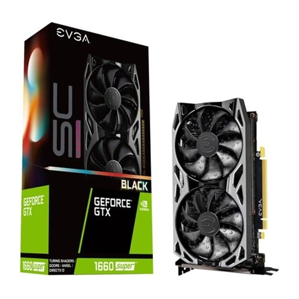 VGA EVGA GTX 1660 Super SC Ultra Black Gaming 6144MB, GDDR5, DVI, HDMI, DP