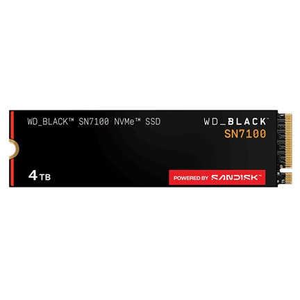 WD Black SN7100 SSD M.2 PCIe Gen4 NVMe 7250/6900MB/s 4TB