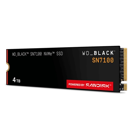 WD Black SN7100 SSD M.2 PCIe Gen4 NVMe 7250/6900MB/s 4TB