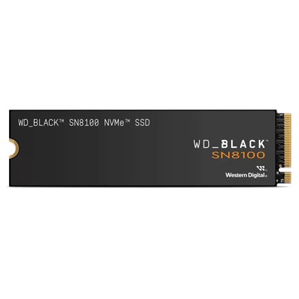 WD Black SN8100 - SSD hűtőborda nélkül, M.2 PCIe Gen5 NVMe, 14900/14000MB/s, 2TB