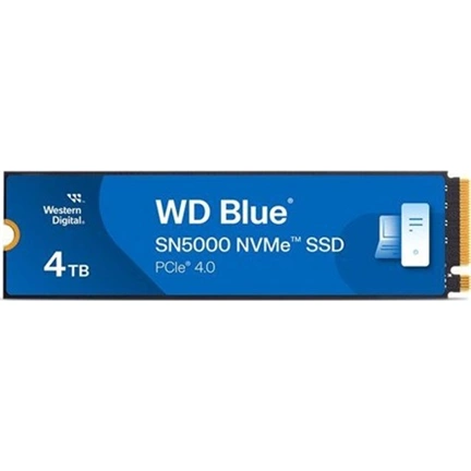 WD Blue SN5000 SSD NVMe M.2 PCIe Gen4 x4 4TB
