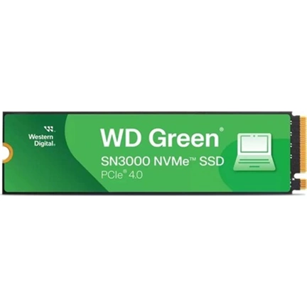 WD Green SN3000 SSD - M.2 2280 NVMe, PCIe Gen4 x4, 5000/4100MB/s, 500GB
