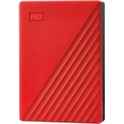 WD My Passport HDD 6TB, USB 3.2 Gen1, piros