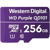WD PURPLE QD101 MICROSD 256GB 3YEAR WARRANTY