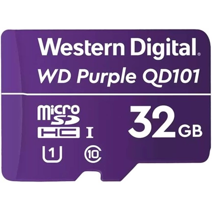 WD Purple 32GB Surveillance microSD HC - Class 10 UHS 1