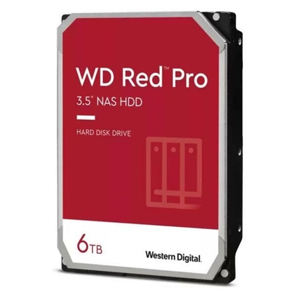 WD Red Pro NAS HDD 3,5" 7200rpm 256MB Cache 6TB