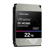 Western Digital Ultrastar DC HC580 Data Center merevlemez - 3,5" SAS 7200rpm 512MB SE 22TB