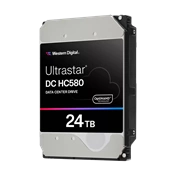 Western Digital Ultrastar DC HC580 Data Center merevlemez - 3,5" SAS 7200rpm 512MB SE 24TB