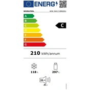 Whirlpool WHK 26413 XBR6EA1 alulfagyasztós hűtő