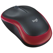 Wireless computer mouse Logitech M185 910-002237 (Optical; 1000 DPI; Red)