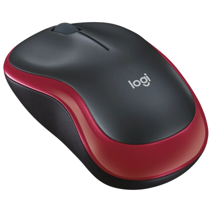 Wireless computer mouse Logitech M185 910-002237 (Optical; 1000 DPI; Red)