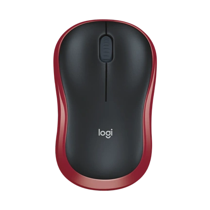 Wireless computer mouse Logitech M185 910-002237 (Optical; 1000 DPI; Red)