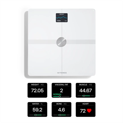 Withings Body Smart Advanced Body Composition Wi-Fi Scale - Fehér