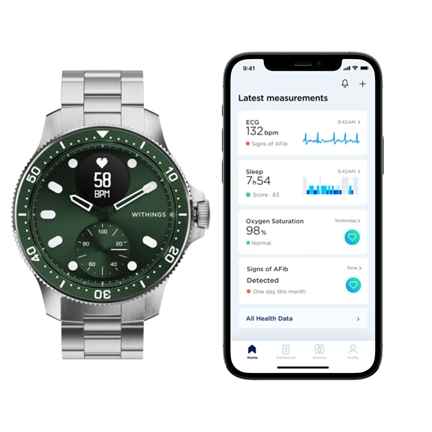 Withings Scanwatch Horizon Special Edition 43mm - Green