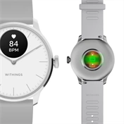 Withings Scanwatch Light / 37mm (Activity, Sleep Tracker / Stainless steel, fkm wristband, sapphire glass) - Fehér Withings Scanwatch Light / 37mm (Activity, Sleep Tracker / Stainless steel, fkm wristband, sapphire glass) - Fehér