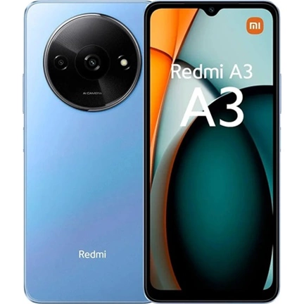Xiaomi Redmi A3 okostelefon - 6,71" HD+ 90Hz kijelző, 8MP kamera, 4GB, 128GB, Star Blue Xiaomi Redmi A3 okostelefon - 6,71" HD+ 90Hz kijelző, 8MP kamera, 4GB, 128GB, Star Blue