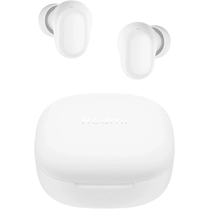 Xiaomi Redmi Buds 6 Play fülhallgató - 10mm-es meghajtó, AI-zajcsökkentés, fehér