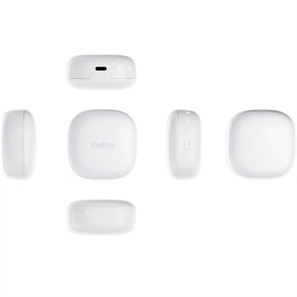 Xiaomi Redmi Buds 6 Play fülhallgató - 10mm-es meghajtó, AI-zajcsökkentés, fehér