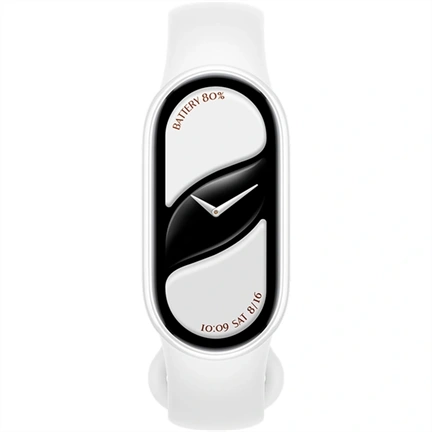 Xiaomi Smart Band 10 Ceramic Edition okoskarkötő - kerámiakeret, 1,72" AMOLED kijelző, pulzus, SpO2, Pearl White
