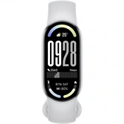 Xiaomi Smart Band 10 okoskarkötő - fémkeret, 1,72" AMOLED kijelző, pulzus, SpO2, Glacier Silver aktivitásmérő