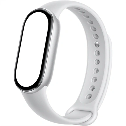Xiaomi Smart Band 10 okoskarkötő - fémkeret, 1,72" AMOLED kijelző, pulzus, SpO2, Glacier Silver aktivitásmérő