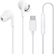 Xiaomi Type-C Earphones - 3 gombos vezérlés, IP54 por- és vízálló, fehér