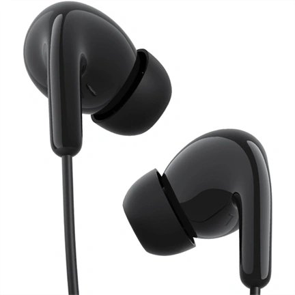 Xiaomi Type-C Earphones - 3 gombos vezérlés, IP54 por- és vízálló, fekete