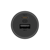 Xiaomi USB-A / Type-C Autós töltő - Fekete (67W)