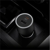 Xiaomi USB-A / Type-C Autós töltő - Fekete (67W)