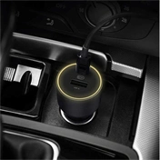 Xiaomi USB-A / Type-C Autós töltő - Fekete (67W)