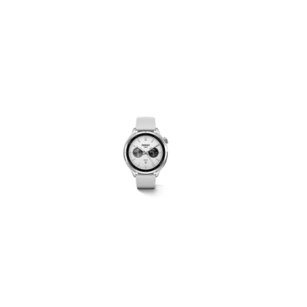 Xiaomi Watch S4 okosóra - ezüst, fluorgumi szíj