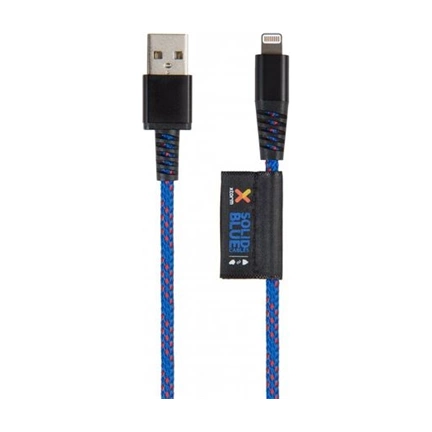 Xtorm Solid Blue Lightning USB Cable (1m - kék)