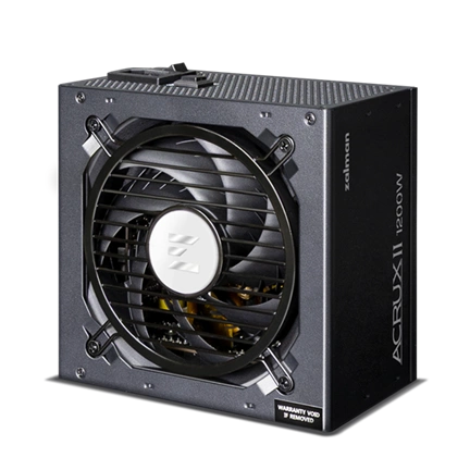 Zalman ACRUX II tápegység - 80Plus Platinum, moduláris, ATX 3.1, PCIe 5.1, 12V-2X6 csatlakozó, 1200W