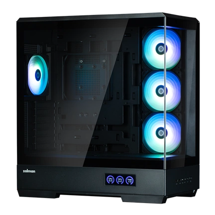 Zalman P50 DS ATX ház (fekete)