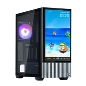 Zalman Z10 DS Mid Tower Black Kijelzős Ház