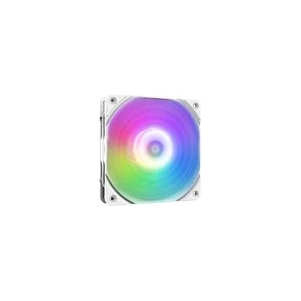 Zalman ZM-AF120R ARGB fordított légáramlású rendszerventillátor PWM vezérléssel, fehér
