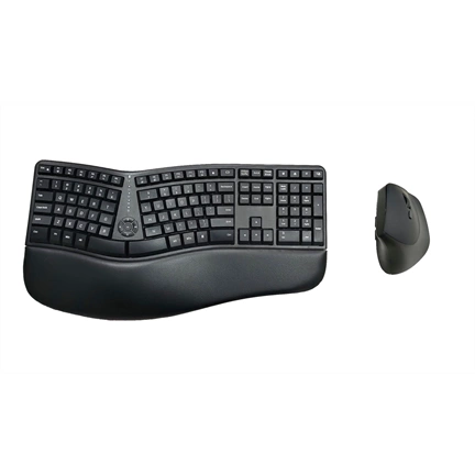 Zalman ZM-K690M Magyar Ergonomikus Billentyűzet + egér Kombó (C-típusú egérrel)