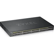 ZyXEL GS1920-48HPv2 48port GbE LAN PoE (375W) 4port Gbe combo RJ45/SFP L2 menedzselhető switch