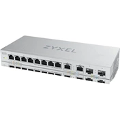 ZyXEL XGS1010-12 8port Gigabit LAN 2x 2.5GbE LAN 2x 10GbE SFP+ nem menedzselhető Multi-Gigabit Switch
