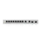ZyXEL XGS1010-12 8port Gigabit LAN 2x 2.5GbE LAN 2x 10GbE SFP+ nem menedzselhető Multi-Gigabit Switch
