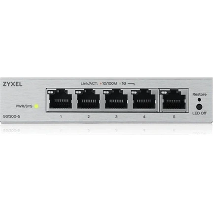 Zyxel GS1200-5v3 - 5-Port GbE Web Managed Switch