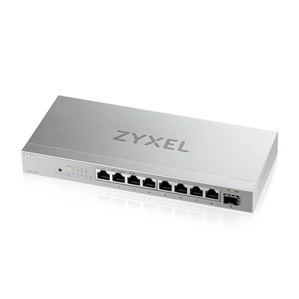 Zyxel XMG-108 switch - 8 port, 2,5Gb, nem menedzselt, 10Gb uplink