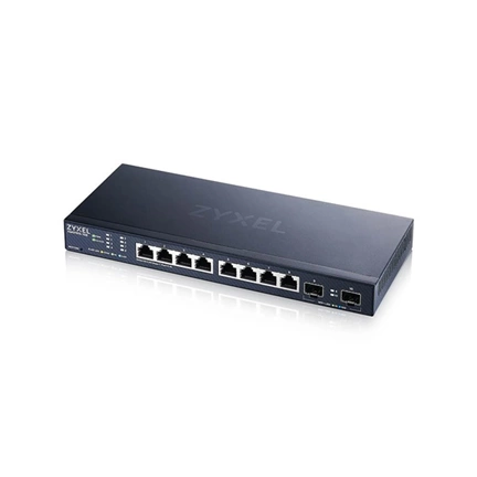Zyxel XMG1915-10E switch - 8 port, 2,5 GbE, 2 SFP+ uplink, intelligens, menedzselt Zyxel XMG1915-10E switch - 8 port, 2,5 GbE, 2 SFP+ uplink, intelligens, menedzselt