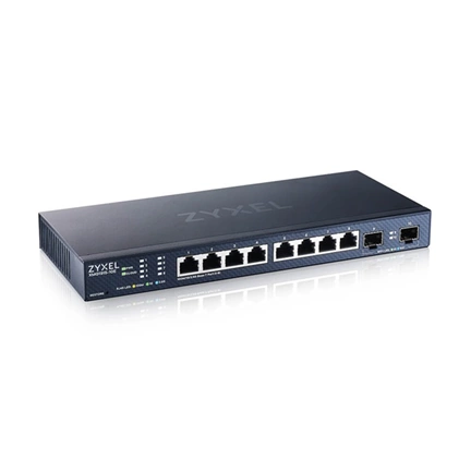 Zyxel XMG1915-10E switch - 8 port, 2,5 GbE, 2 SFP+ uplink, intelligens, menedzselt Zyxel XMG1915-10E switch - 8 port, 2,5 GbE, 2 SFP+ uplink, intelligens, menedzselt